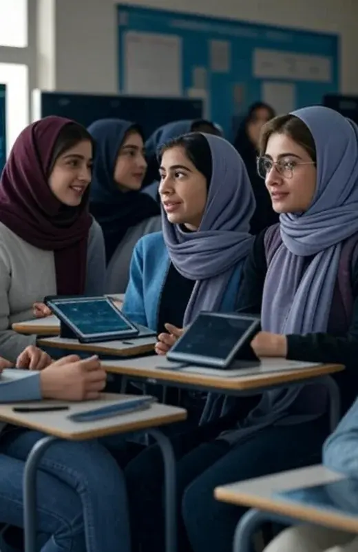 مدرسه آتیه سازان، کلاس‌های مجازی تیزهوشان دبستان آتیه‌سازان میرداماد منطقه ۳ تهران